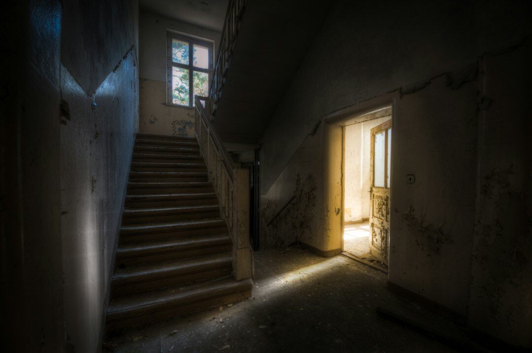 old abandoned house interior