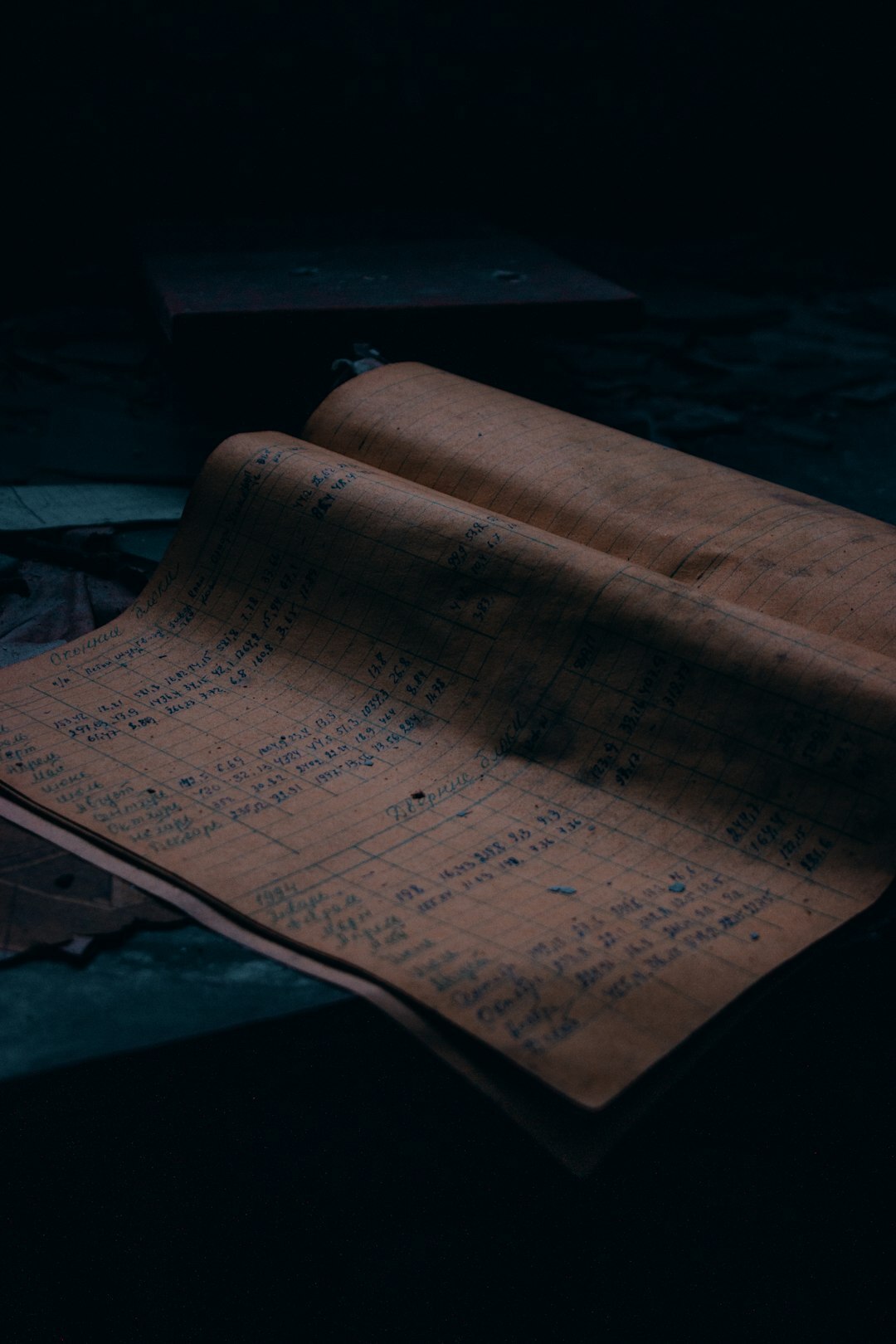 detective reading old book